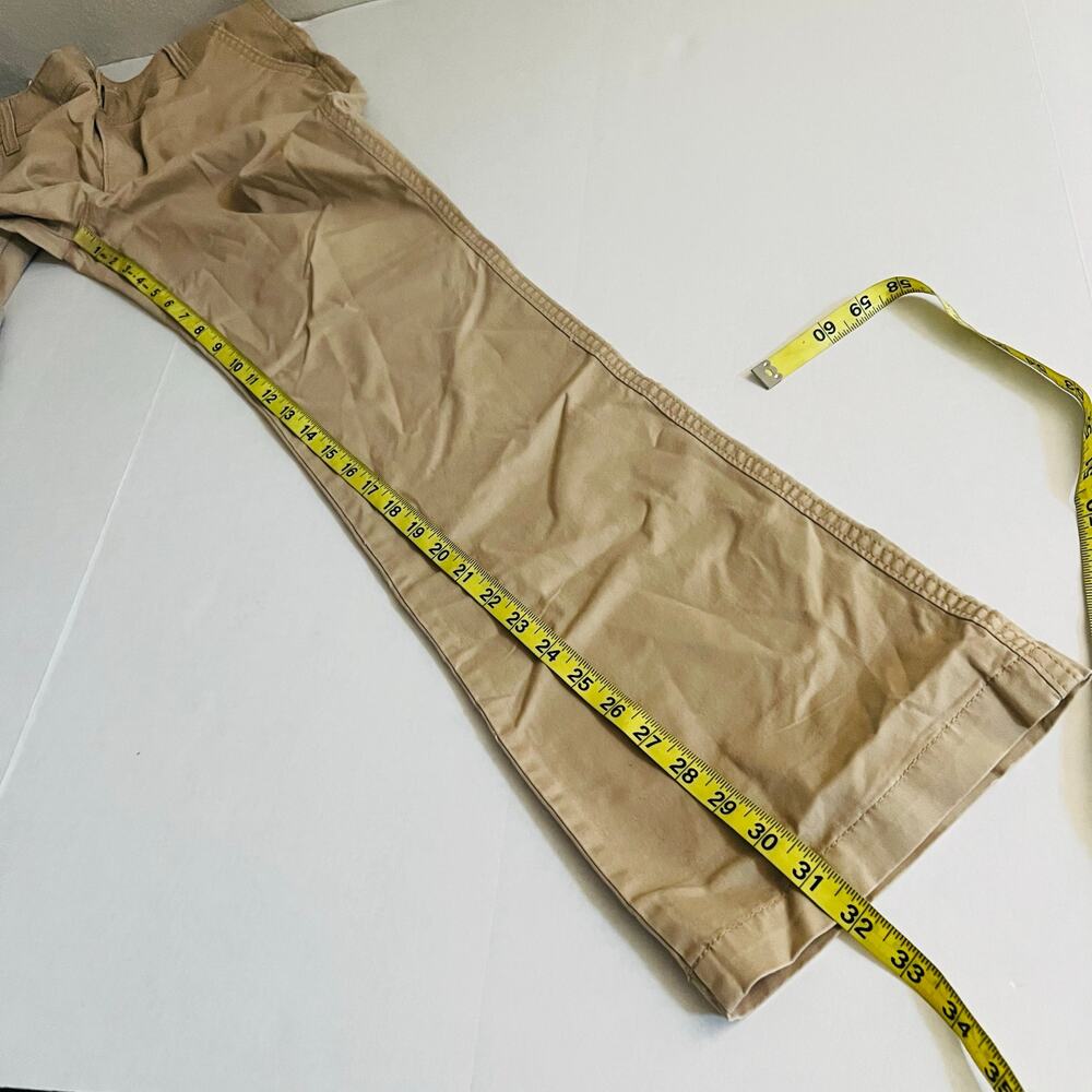 Old Navy Boot Cut Mid Rise Pants Size 8 NWT Tan - Picture 7 of 9
